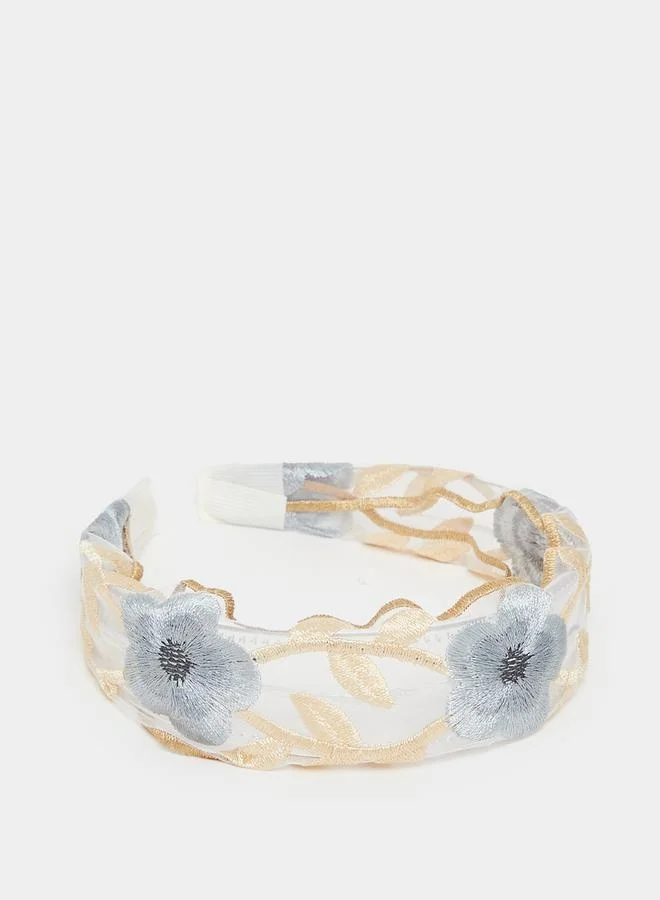Styli Embroidered Lace Headband