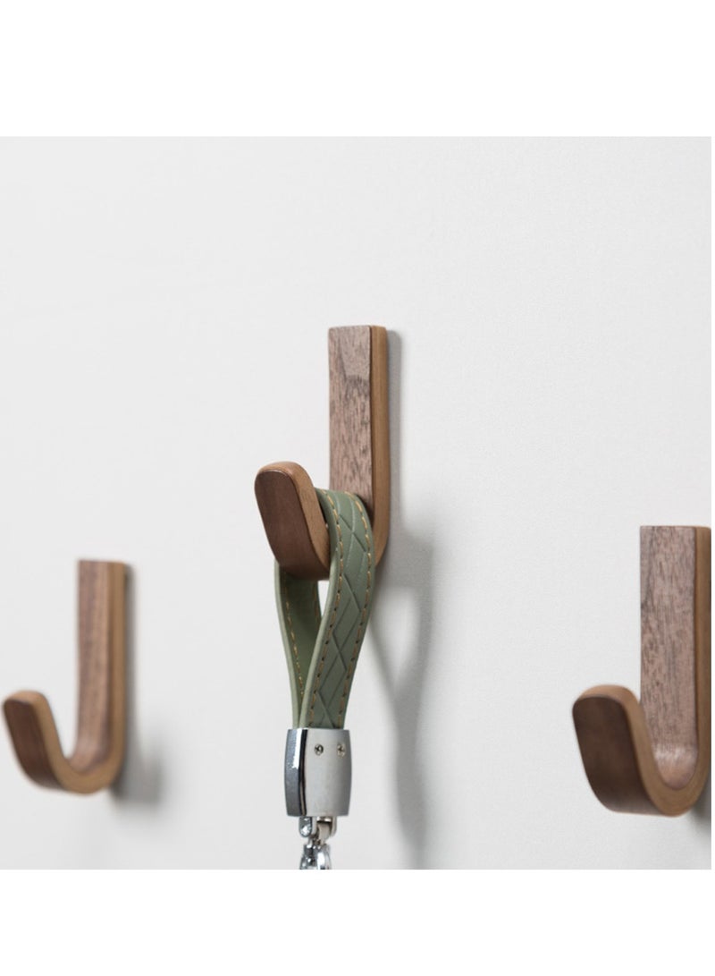 3pcs New Minimalist Home Without Punching Clothes And Hat Hooks, Self-Adhesive Towel Jacket Hooks, Kitchen Key Doors, Practical Storage Tools For Outdoor Home Decoration - Image 1