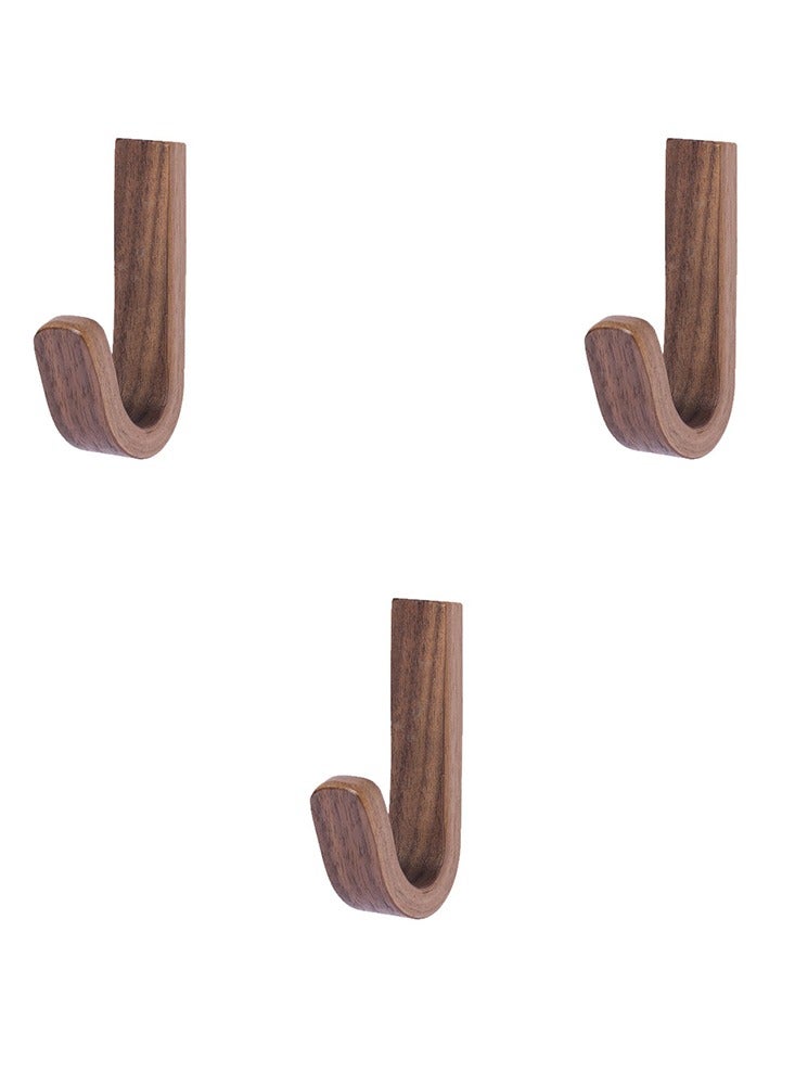 3pcs New Minimalist Home Without Punching Clothes And Hat Hooks, Self-Adhesive Towel Jacket Hooks, Kitchen Key Doors, Practical Storage Tools For Outdoor Home Decoration - Image 2