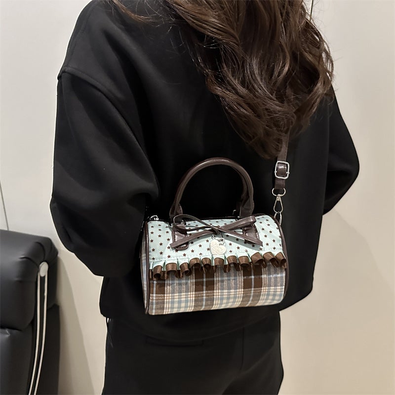 Women's Bow Polka Dot Shoulder Bag - Image 4