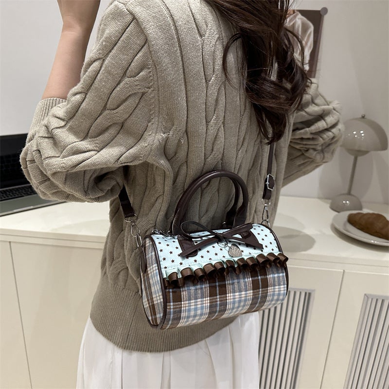 Women's Bow Polka Dot Shoulder Bag - Image 5