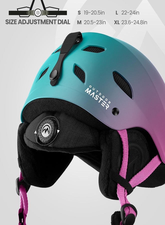 OutdoorMaster Ski Helmet Set,Kelvin Ski Helmet with Ski Goggles PRO - Snowboard Helmet Set for Men, Women & Youth - Image 3