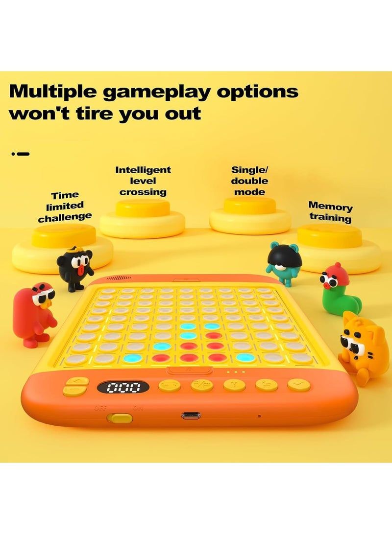 SOLARAE ألعاب لوحية ذكية، تحتوي على 11 لعبة لوحية، كونكت 4، الداما، إكس أو، لعبة لوحية إلكترونية بالذكاء الاصطناعي للاعبين 1-2 والأطفال من عمر 3 سنوات فما فوق، ألعاب رائعة للأطفال للعائلة، هدايا عيد ميلاد لجميع الأعمار - Image 3