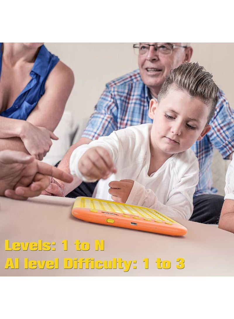 SOLARAE ألعاب لوحية ذكية، تحتوي على 11 لعبة لوحية، كونكت 4، الداما، إكس أو، لعبة لوحية إلكترونية بالذكاء الاصطناعي للاعبين 1-2 والأطفال من عمر 3 سنوات فما فوق، ألعاب رائعة للأطفال للعائلة، هدايا عيد ميلاد لجميع الأعمار - Image 5