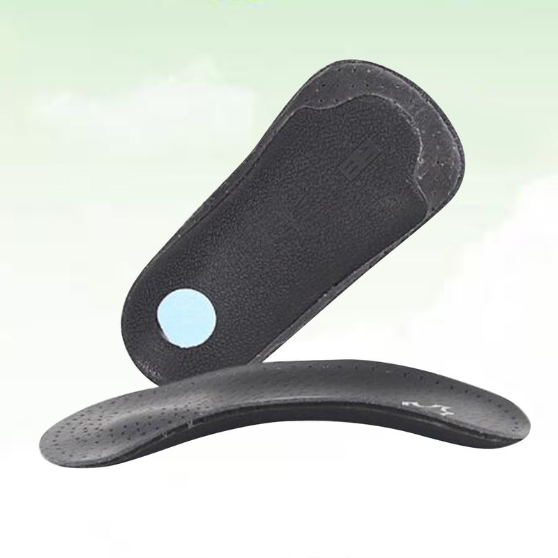 1 Pair Insoles Invisible Shoe Pads Non- Half Yard Insoles for Women and Men Size 35-36 Black - Image 5