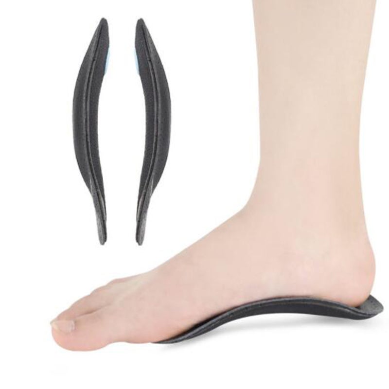 1 Pair Insoles Invisible Shoe Pads Non- Half Yard Insoles for Women and Men Size 35-36 Black - Image 2