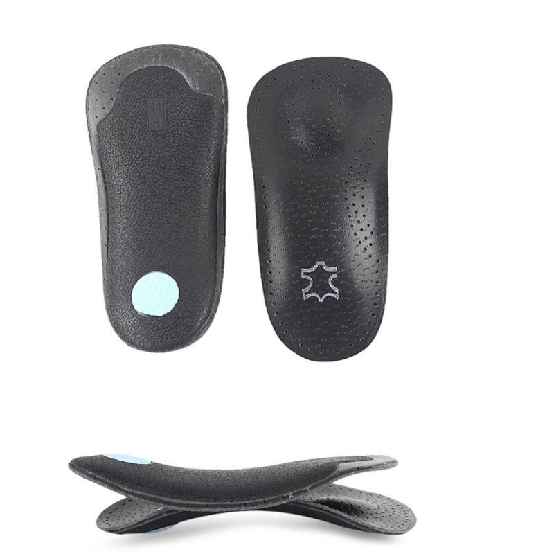 1 Pair Insoles Invisible Shoe Pads Non- Half Yard Insoles for Women and Men Size 35-36 Black - Image 4