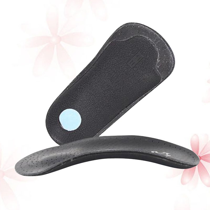 1 Pair Insoles Invisible Shoe Pads Non- Half Yard Insoles for Women and Men Size 35-36 Black - Image 3