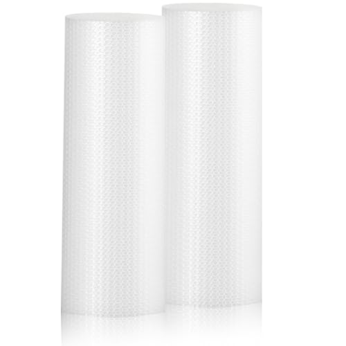 SEUNGCH 12 in x 30 ft Clear Bubble Cushioning Wrap, 2 Roll Protective Packing Bubble Pouches Wrap for Moving, Shipping, and Fragile Items - Image 1