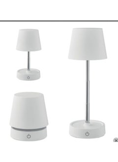 LED Table Night Light USB Rechargeable Retractable Dimmable Foldable Touch Control 3 Height Levels Yellow Lighting