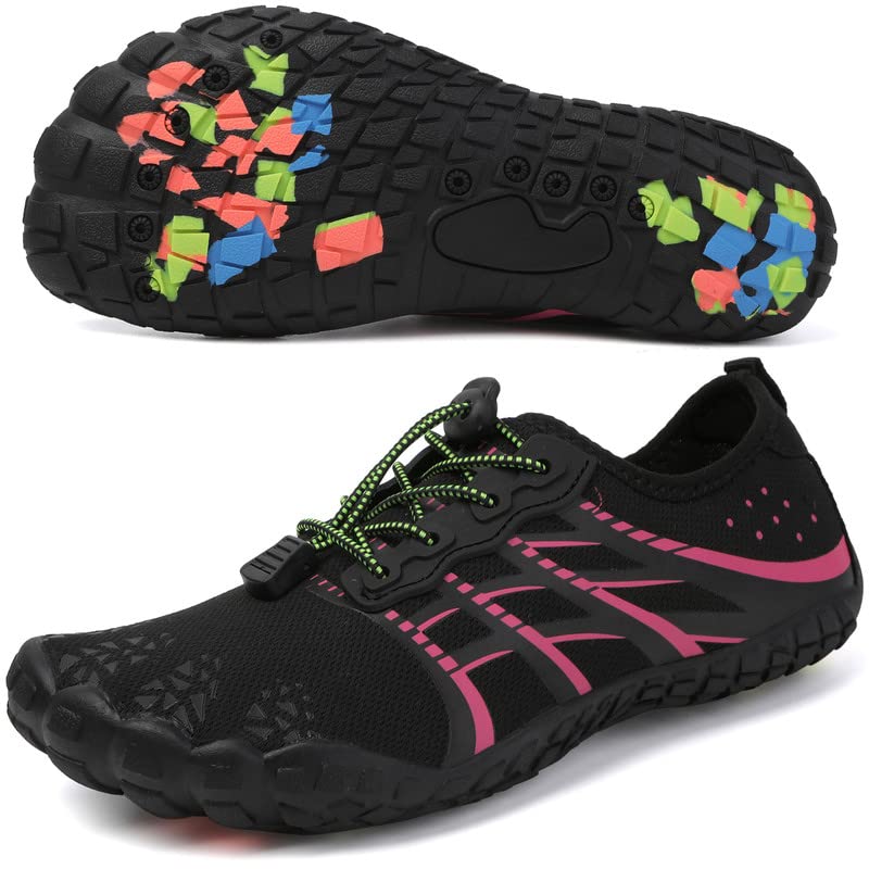LIZRHA Water Shoes for Men and Women Quick Dry Aqua Swim Barefoot Shoes for Outdoor Fishing Beach Pool Boat Surfing Walking Water Park and Yoqa Activities - Image 1
