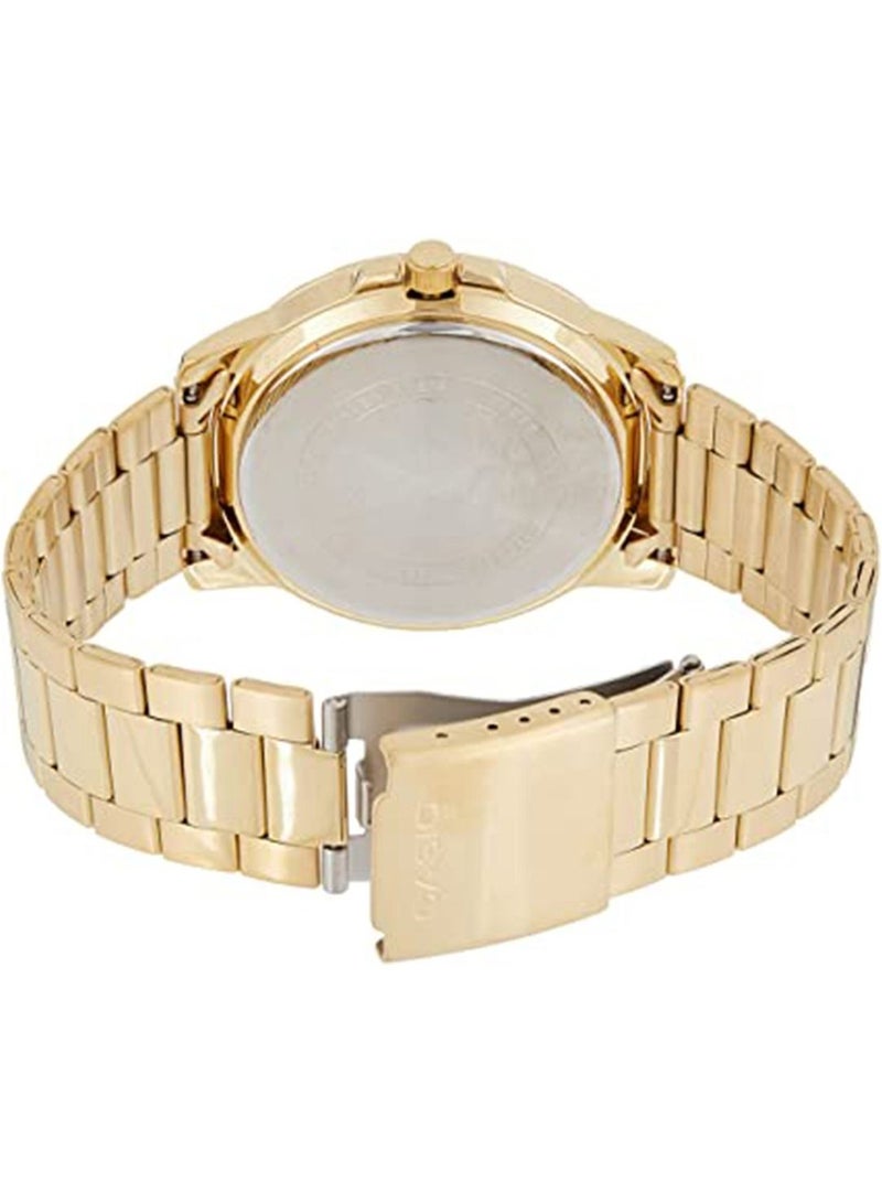 CASIO Men's Water Resistant Analog Watch MTP-VD01G-9EVUDF - 45 mm - Gold - Image 2