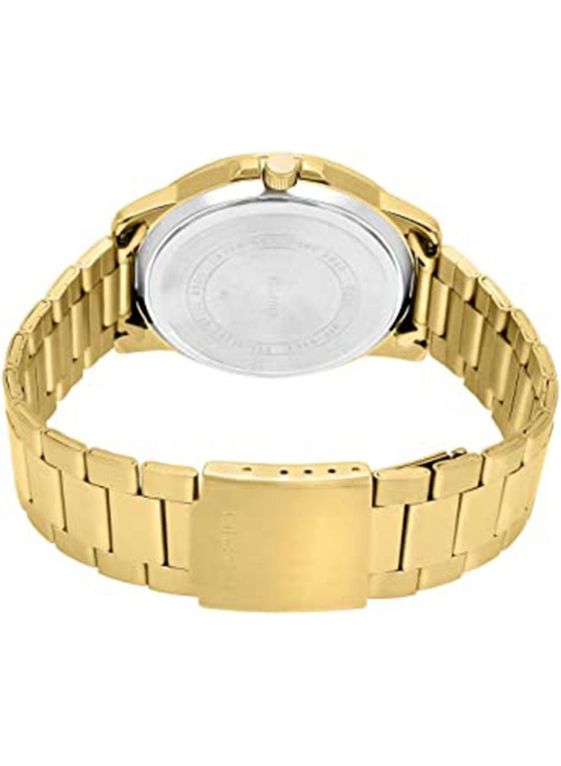 CASIO Men's Water Resistant Analog Watch MTP-VD01G-9EVUDF - 45 mm - Gold - Image 4