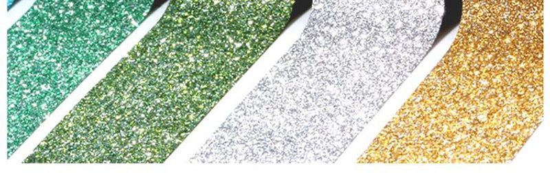 Fodattm 24 Roll 12 Colors 5mm Glitter Crafting Tape Paper Washi Tapes Masking Tape Art Tapes - Image 5