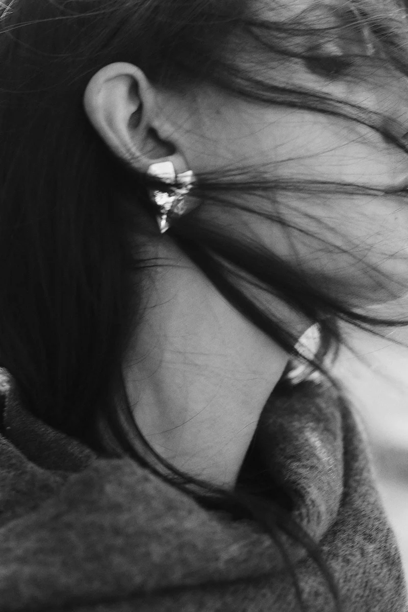 H&M Heart-shaped earrings