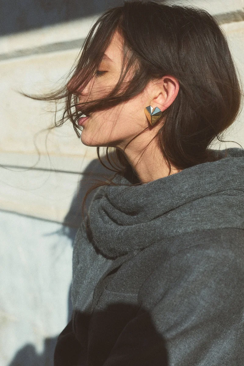 H&M Heart-shaped earrings