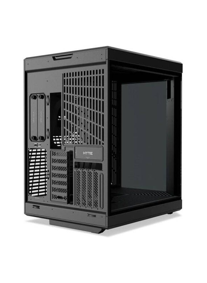 HYTE Y70 Touch Infinite Dual Chamber Mid-Tower ATX Computer Case, 14.5" 688 x 2560 (2.5K) Touch Display, Up to 10 Fans & 360mm Radiator Support, CS-HYTE-Y70TI-BB  - Image 3