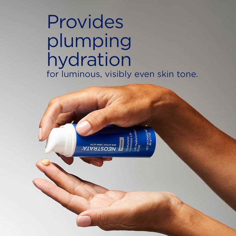 NEOSTRATA Hyaluronic Luminous Lift Daily Volumizing Gel Cream Moisturizer with Hyaluronic Acid and Neoglucosamine, Fragrance-free, Non-comedogenic, 50 g. - Image 3