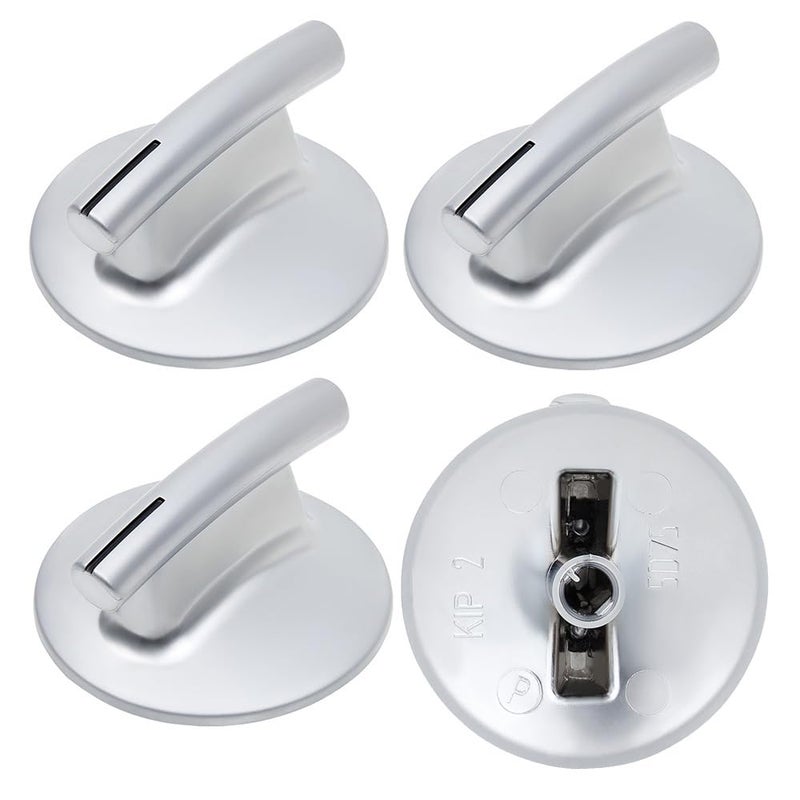 4Pcs WP74010839 Cooktop Burner Knob Replacement Part fit for JennAir StoveRange Replaces 74010839 7737P37260 Not Universal