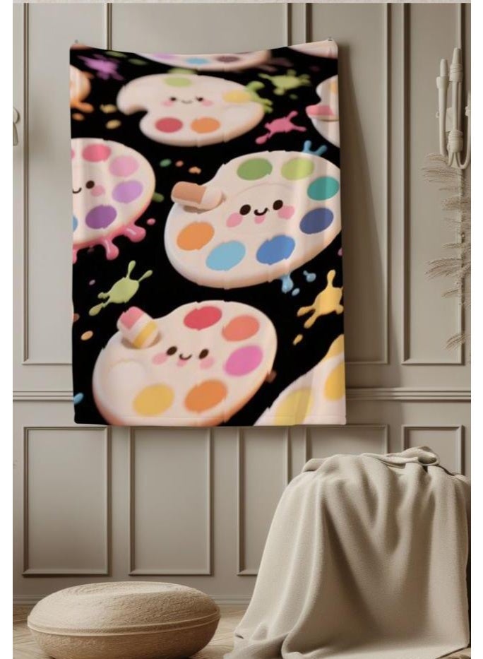 Baby and children's cartoon flannel thin blanket (warm and comfortable, suitable for sleep, game use) 70cm*100cm - 701