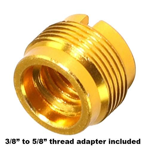 SHOPEE Microphone Stand to Tripod Thread Screw Adapter. Converts Standard Mic Stand Thread (3/8" or 5/8") to Tripod Thread (1/4") - Image 5