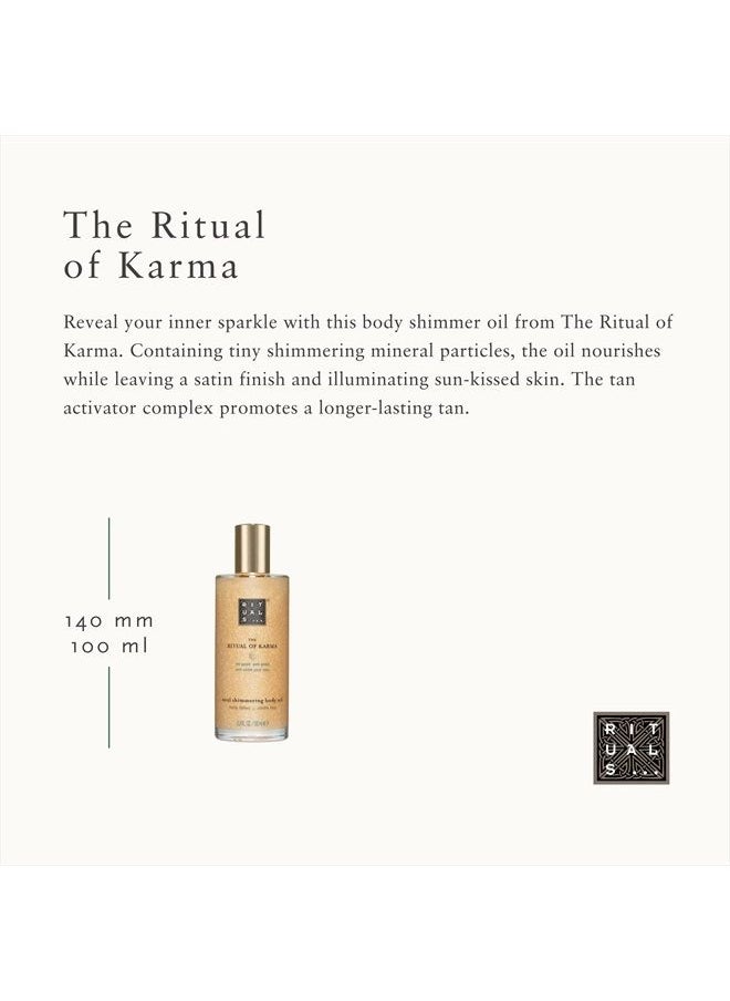 RITUALS - Rituals The Ritual of Karma Shimmering Body Oil Unisex 3.3 oz - Image 1
