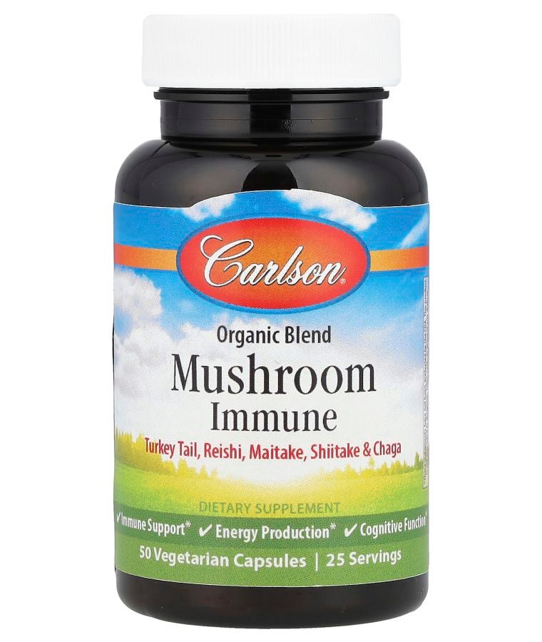Organic Blend Mushroom Immune 50 Vegetarian Capsules