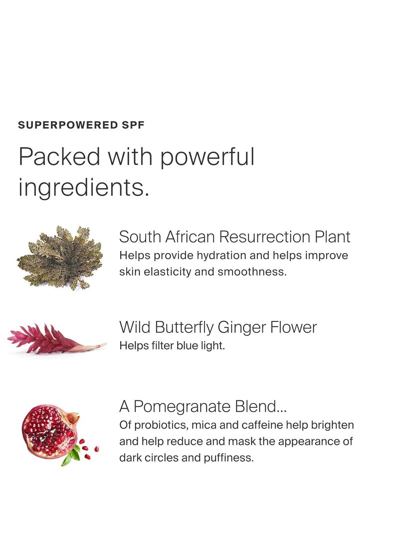 Supergoop! Supergoop! Bright-Eyed 100% Mineral Eye Cream, 0.5 fl oz - SPF 40 PA+++ Hydrating & Illuminating Mineral Sunscreen - Under Eye Cream for Dark Circles & Puffiness - Revives Tired Eyes  - Image 3