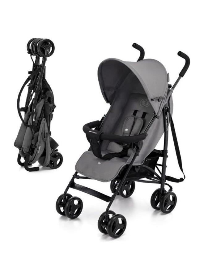 PLAYGO TIK Lightweight Umbrella Stroller in Stone Grey.  - Image 1