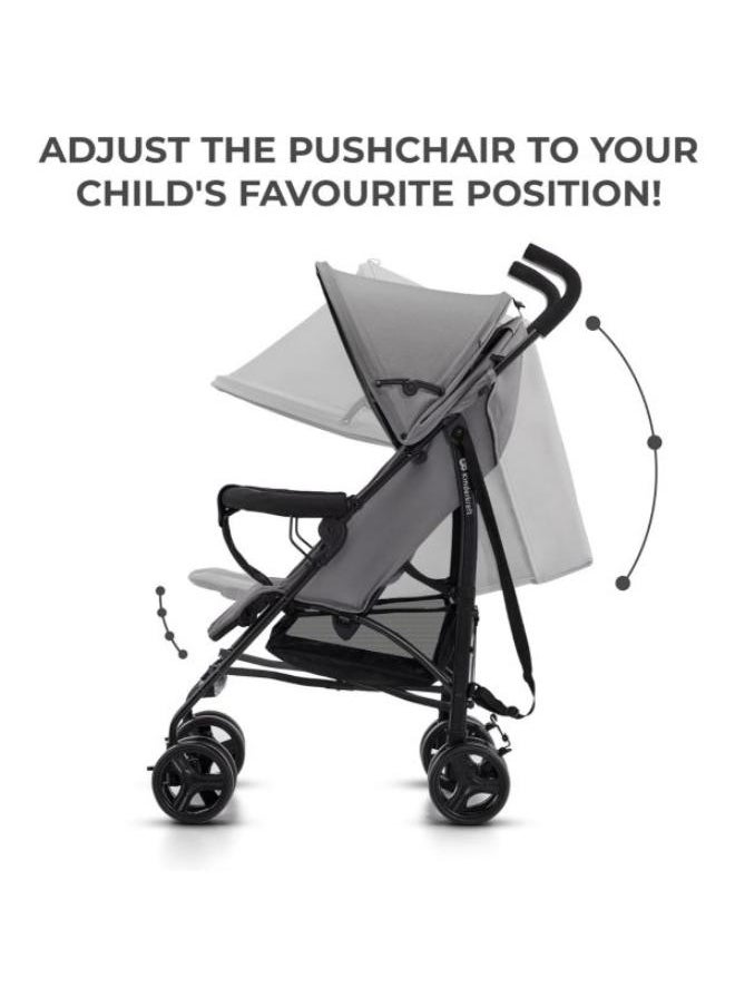 PLAYGO TIK Lightweight Umbrella Stroller in Stone Grey.  - Image 2