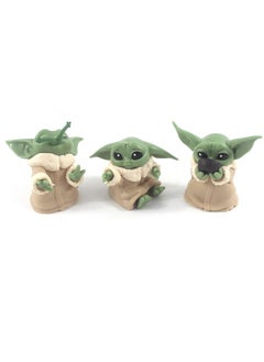 General 6 Pcs Star Wars Master Yoda Baby Cartoon Toy Set Best Gift for Kids Adults Fans Children's Day Gift  - Image 3