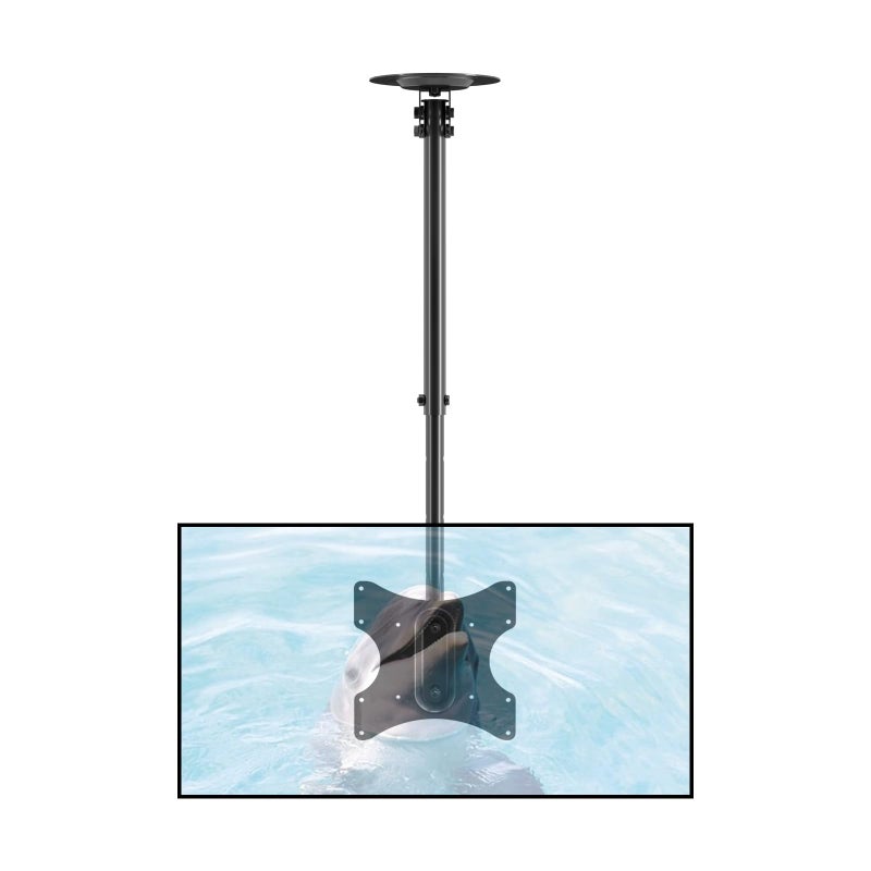 suptek Ceiling TV Mount for Most 23-43 inch LCD LED Plasma Panel Display with Max VESA 200x200mm Loaded up to 35kg/77.16lbs Height Adjustable MC3260 - Image 1