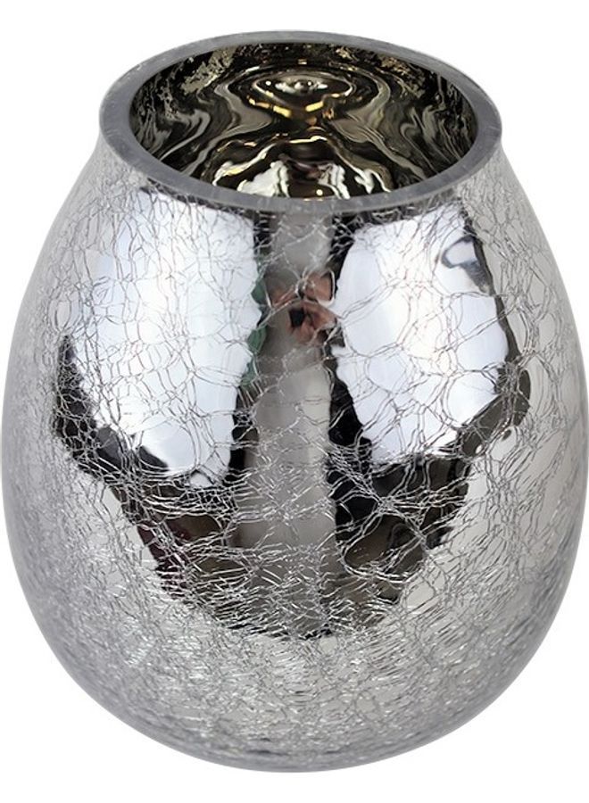 نيبمينينت مزهرية زجاجية فضي 18 x 24سم - Image 2