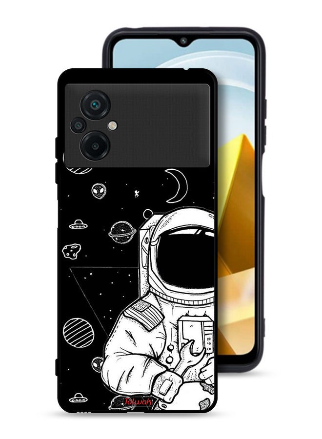 Tolwak غطاء حماية لجهاز Xiaomi Poco M5 4G بتصميم رائد فضاء - Image 1