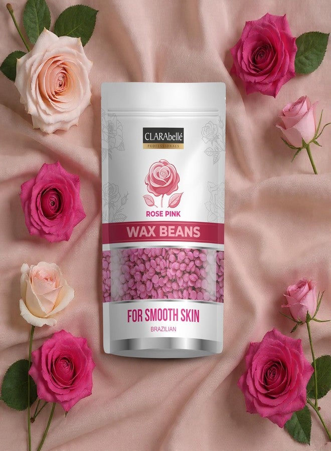 CLARABELLE PROFESSIONALS Clarablle Premium Wax Beans for Women & Men | Low-Temperature Hard Wax Beads for Bikini, Underarms, Face & Full Body | Smooth Salon-Like Waxing at Home | For Sensitive Skin | Easy Melt, No Strips Needed (50G, Rose-Pink) - Image 3