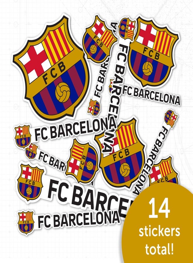 Desert Cactus FC Barcelona Barça Sticker Barça Sheet Vinyl Football Soccer Decal Laptop Water Bottle Car Scrapbook (Type 1-1) - Image 5