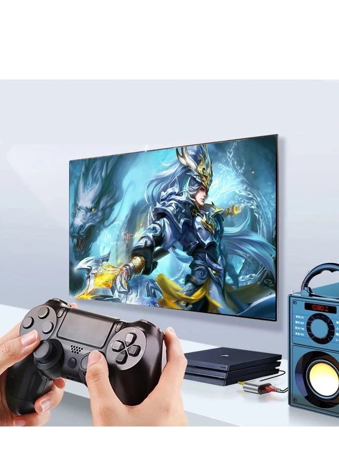 محول صوتي رقمي إلى تناظري من الألمنيوم، محول بصري إلى RCA مع كابل بصري و coaxial رقمي، SPDIF/بصري/Toslink إلى ستيريو تناظري L/R RCA لجهاز PS4 وXbox وتلفاز وDVD وموصل 3.5 مم - Image 2