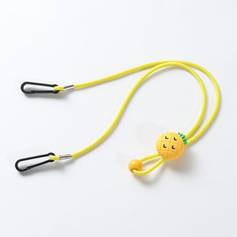 Cartoon Kids Mask Lanyard Adjustable Ear Saver 7# Blue Flowers - Image 4
