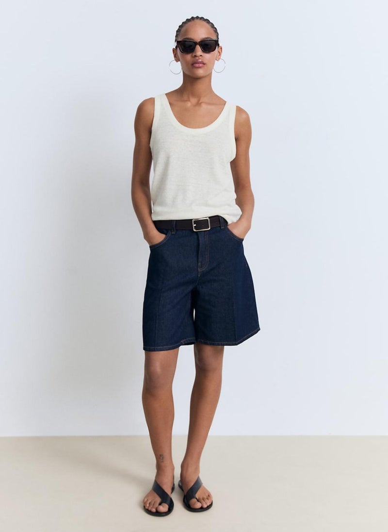 MANGO Linen Top  - Image 5