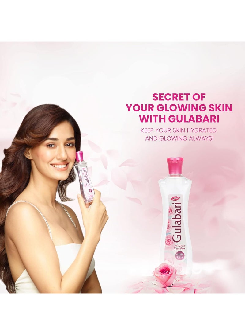 دابر ماء الورد دابر جولاباري بريميوم - 250 مل | خالي من البارابين، ينظف ويرطب البشرة ويوازنها ويعيد مستويات الحموضة للبشرة لجميع أنواع البشرة. - Image 5