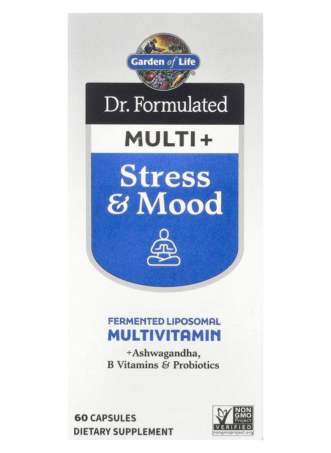 Garden of Life Dr. Formulated Multi+ Stress & Mood 60 Capsules 