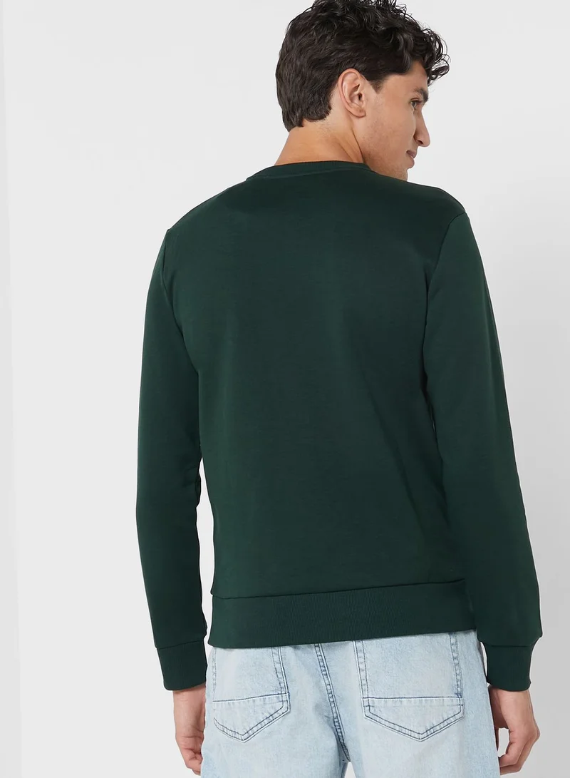 JACK & JONES Logo Print Sweatshirt