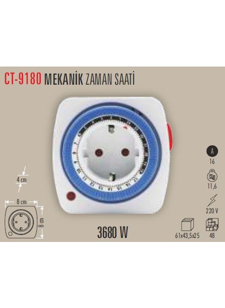 Timed Mechanical Socket | Time Clock (CT-9180) - pzsku/ZCC359A2071DC7F8039E8Z/45/_/1740631401/1cf5e8eb-8bc3-46d7-ab44-a9735e81896b