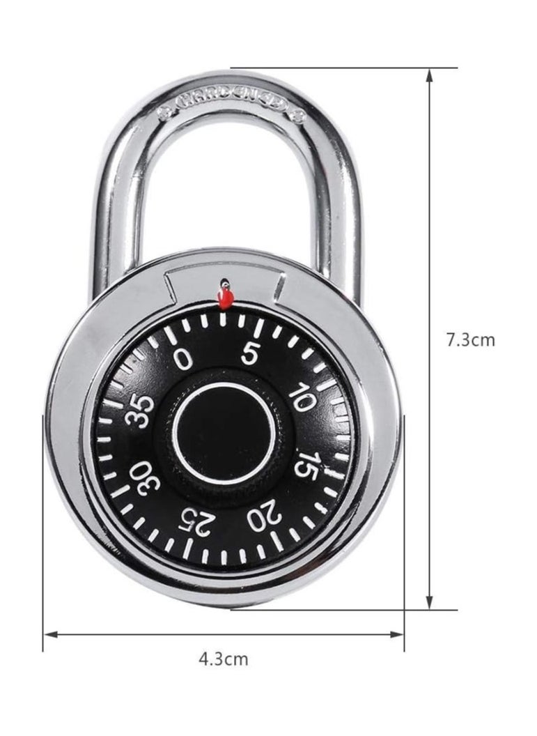 Generic Encoded security lock, rotating locks, combination dial cabinet lock, security lock for cabinets, luggage, and travel bags from Nimwa.  - Image 2
