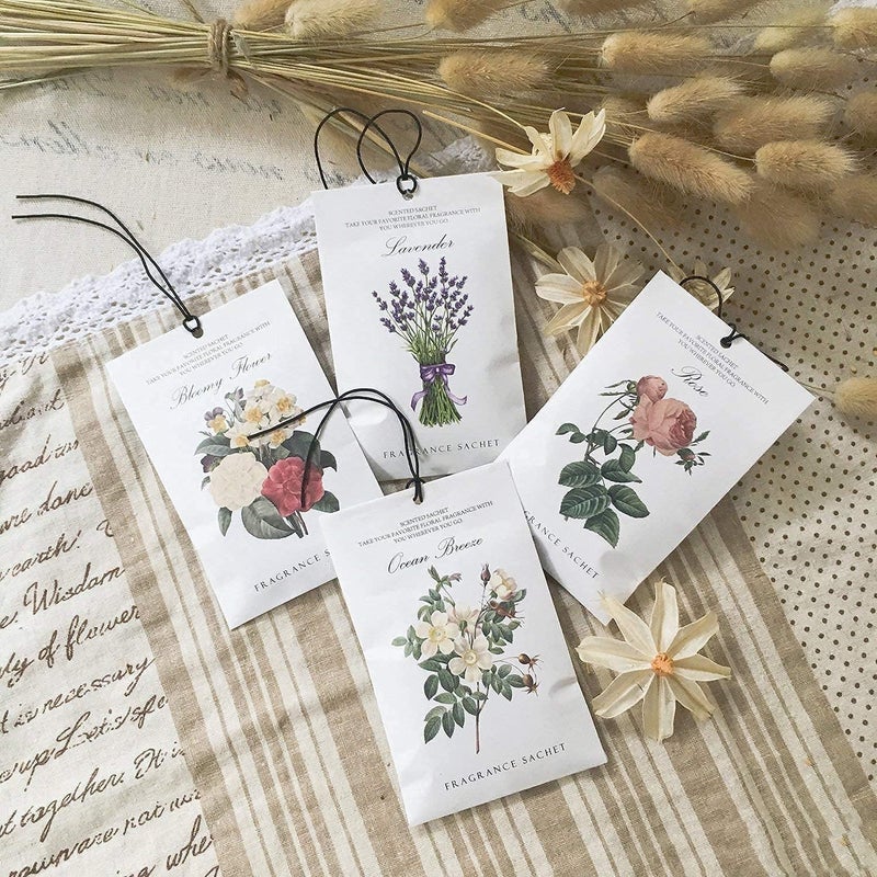 Ocean Sachet, 1Box/12Pcs, Scented Sachets Air Freshener for Drawer and Closet, Long-Lasting Sachets Bags Drawer deodorizers Fresh Scents, Home Fragrance Sachet for Lover/Home/Car Fragrance Product - Image 2