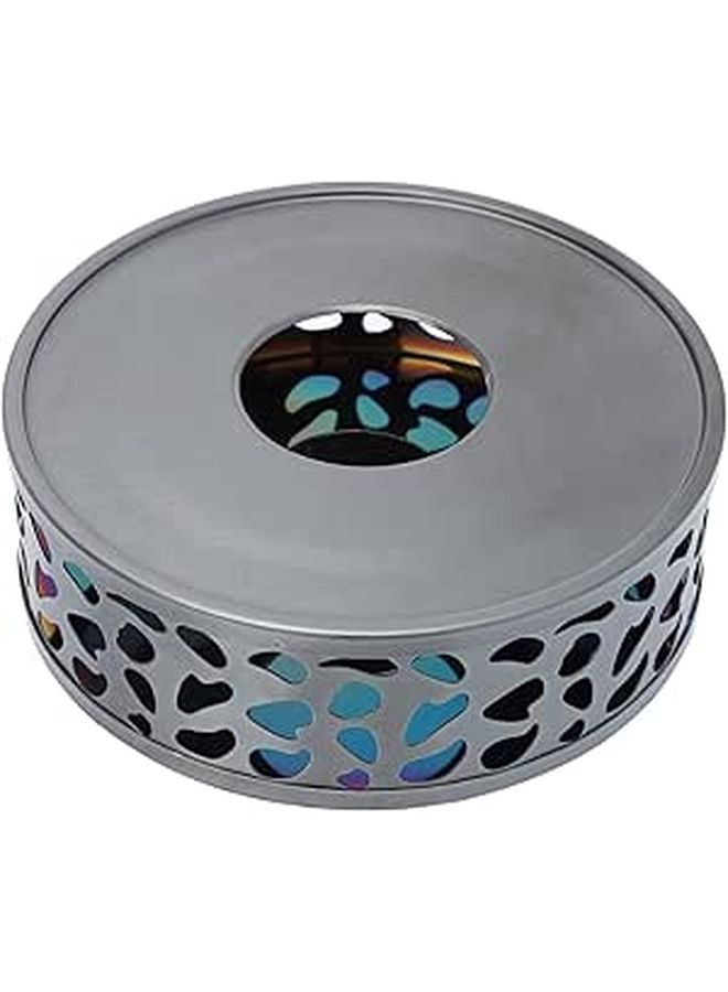 Stainless Steel Tea Heater Coffee Warmer Auto Shut Off Home Beverage Stove Black - Image 1