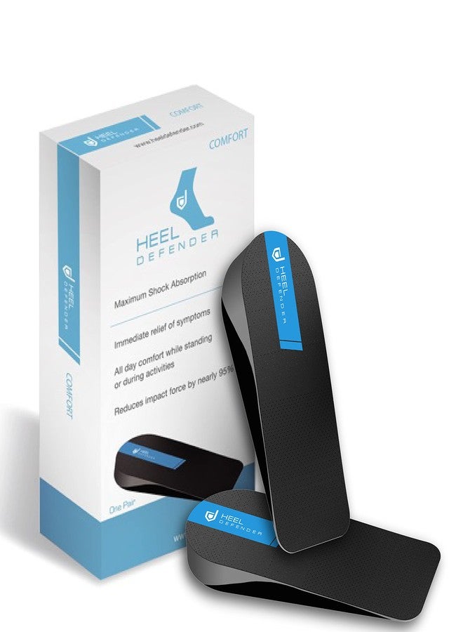Heel Defender بديل لأكواب الكعب لعلاج التهاب اللفافة الأخمصية من هيل ديفندر، لتخفيف التهاب وتر أخيل، نعال داخلية مريحة للأحذية للنساء والأطفال، مصممة من قبل أخصائي علاج القدم الرائد لتخفيف آلام القدم، مقاس كبير - Image 1