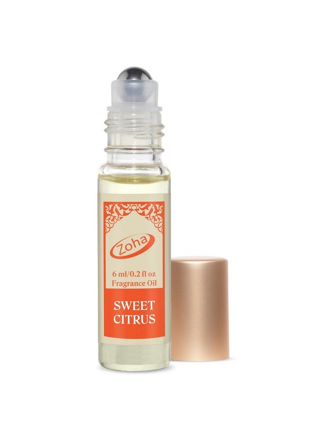 Zoha Zoha Sweet Citrus Oil Perfume for Women & Men, Roll On Perfume Oil and Citrus Perfume Spray, Alcohol Free Skin Moisturizing Lemon Orange Oil Perfume  - Image 1