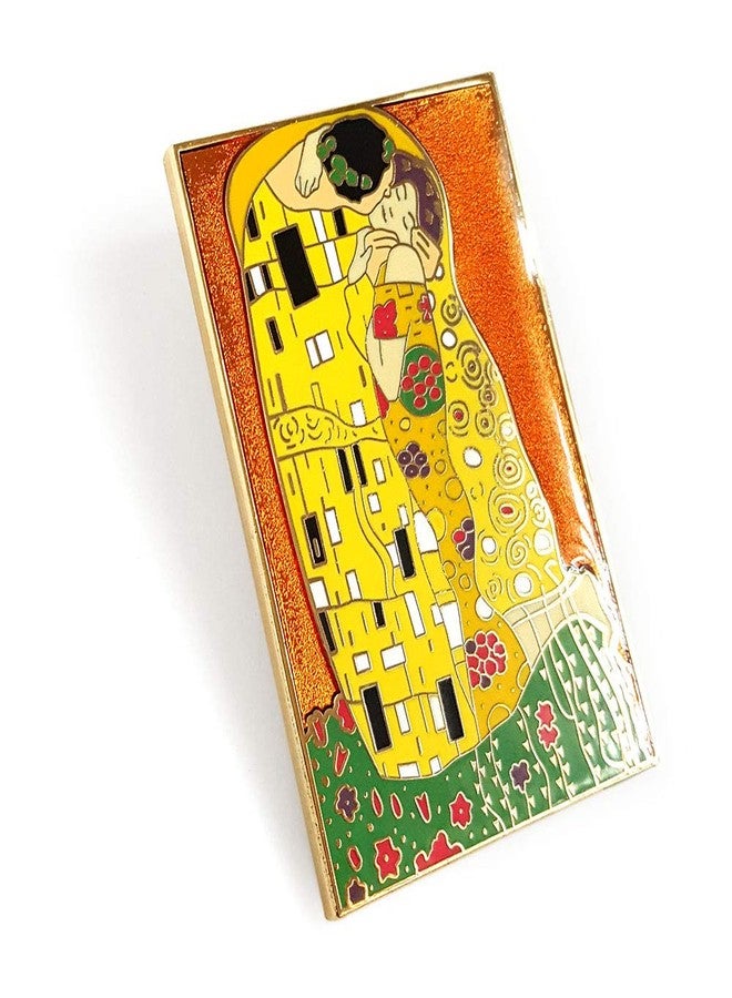 Pinsanity 'The Kiss' by Gustav Klimt Enamel Lapel Pin - Image 2
