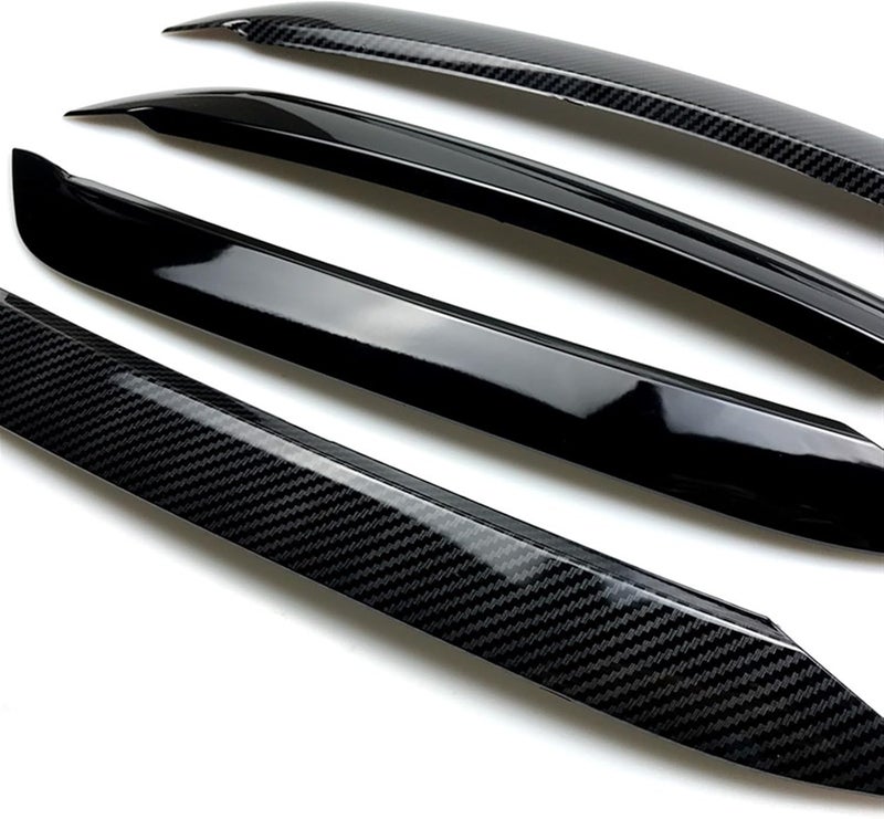 DEMULAX Carbon Look Headlight Eyelids for VW Polo MK6 - Image 2